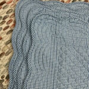 Blue Gingham Place Setting